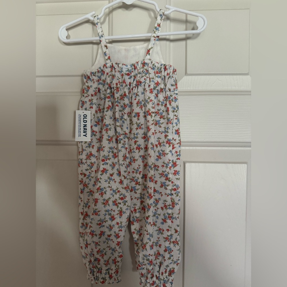 NWT - Floral Baby Romper/ Ivory Onesie w Logo/ Yellow Swimsuit - All are 3-6mths - Picture 7 of 13